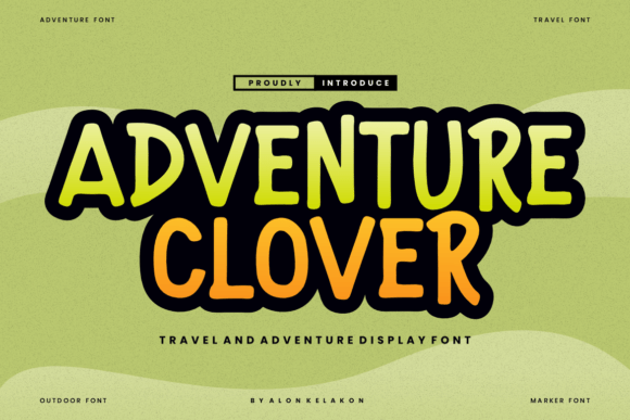 Adventure Clover: A Joyful Display Font for Editorial Design