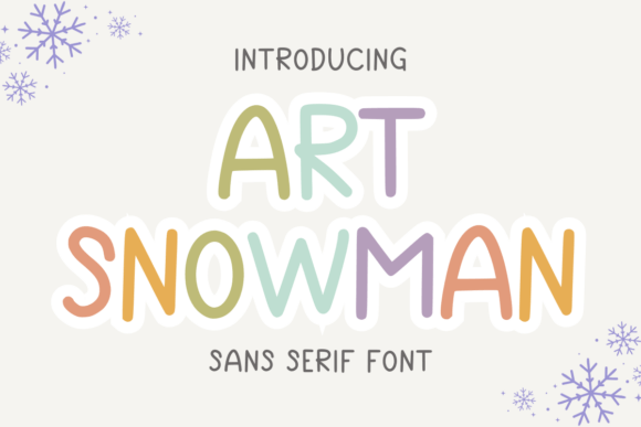 Art Snowman: A Playful Font for Polished Branding