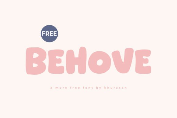 Behove Font for Modern Web Design