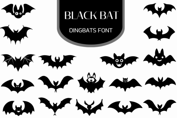 Black Bat: A Dingbat Font for Bold Visual Statements
