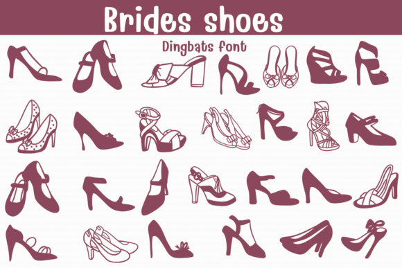 Brides Shoes Font for Editorial Design