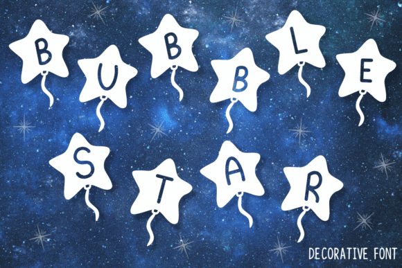 Bubble Star: A Playful Font for Creative Branding