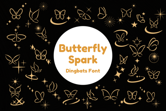 Butterfly Spark Font for Business Branding