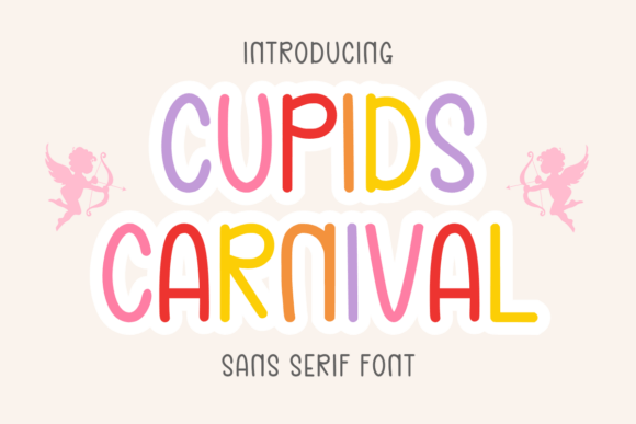 Cupids Carnival: A Playful Sans Serif Font for Editorial Projects