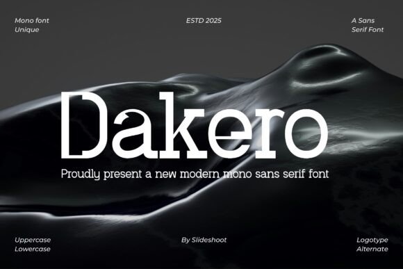 Dakero: A Trendy Sans Serif Font for Modern Campaigns