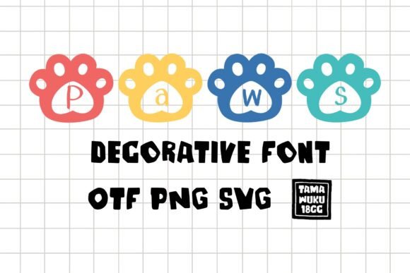 Discover the Playful Charm of Paws Font