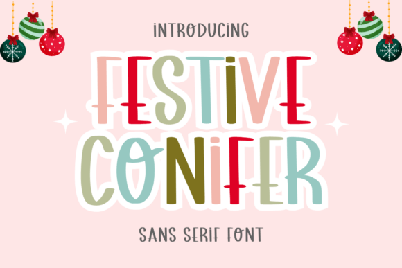 Festive Conifer: A Handwritten Sans Serif for Modern Editorial Design