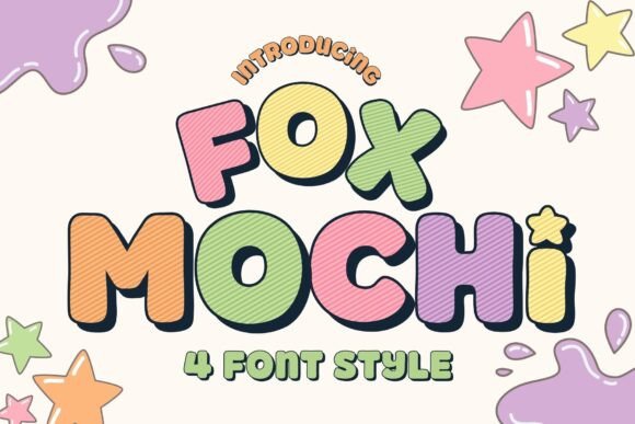 Fox Mochi Font for Handmade Creations