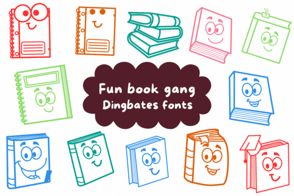 Fun Book Gang: A Playful Font for Handmade Creations