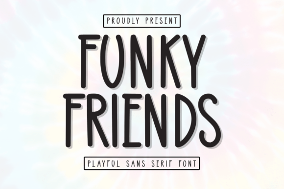 Funky Friends: A Minimalist Sans Serif Font for Creative Branding