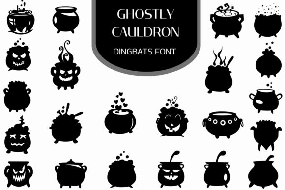 Ghostly Caldron Font Review for Spooky Branding