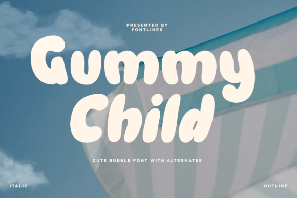 Gummy Child Font for a Playful Editorial Touch