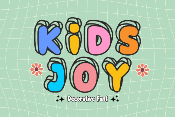 Kids Joy Font for Child-Themed Web Designs