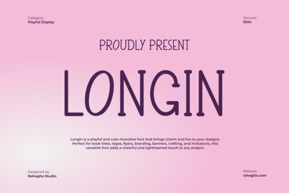 Longin: A Playful Sans Serif Font for Modern Web Projects