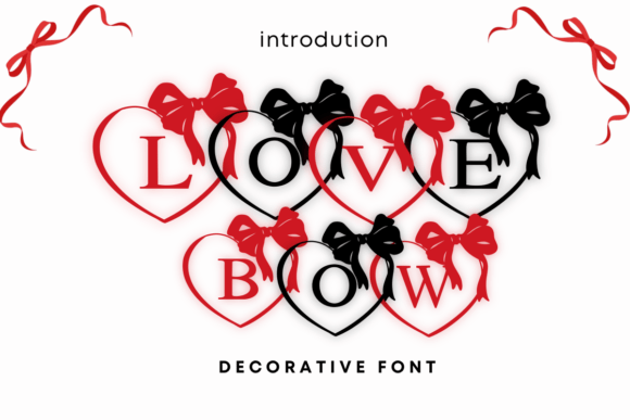 Love Bow: A Decorative Font That Adds Charm to Every Project