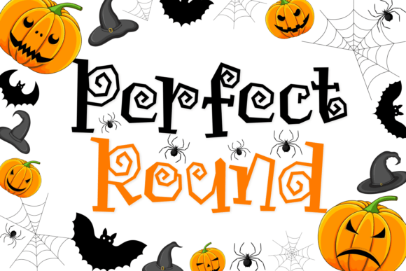 Perfect Round: A Playful Display Font for Festive Branding