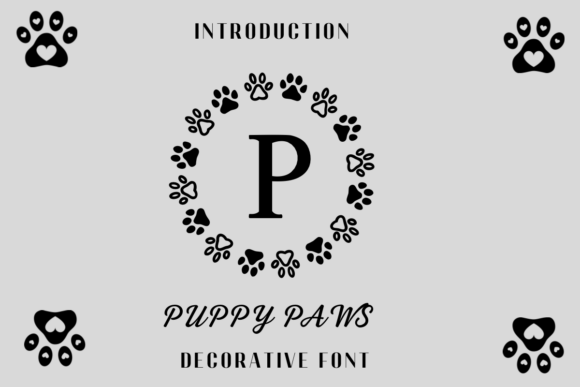 Puppy Paws Font for Campaign Creatives