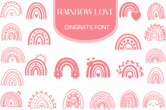 Rainbow Love Font for Eye-Catching Campaigns