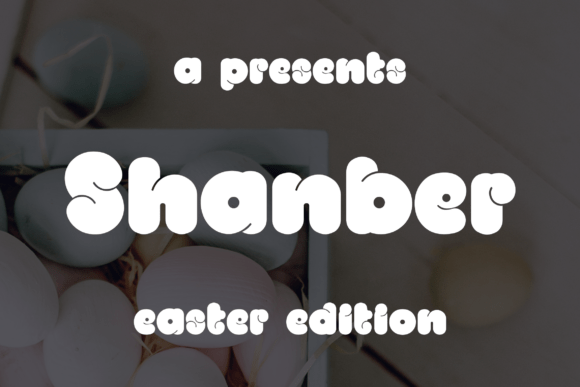Shanber: A Playful Display Font for Campaign Creativity