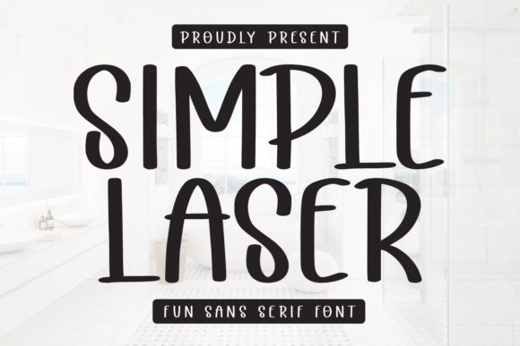 Simple Laser Font for Modern Branding and Digital Campaigns
