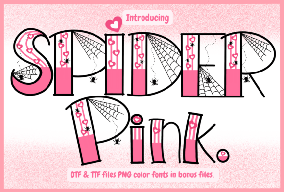 Spiderpink: A Playful Font for Editorial Design