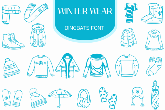 Winter Wear: A Festive Font for Editorial Design