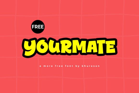 Yourmate: A Modern Display Font for Editorial Elegance